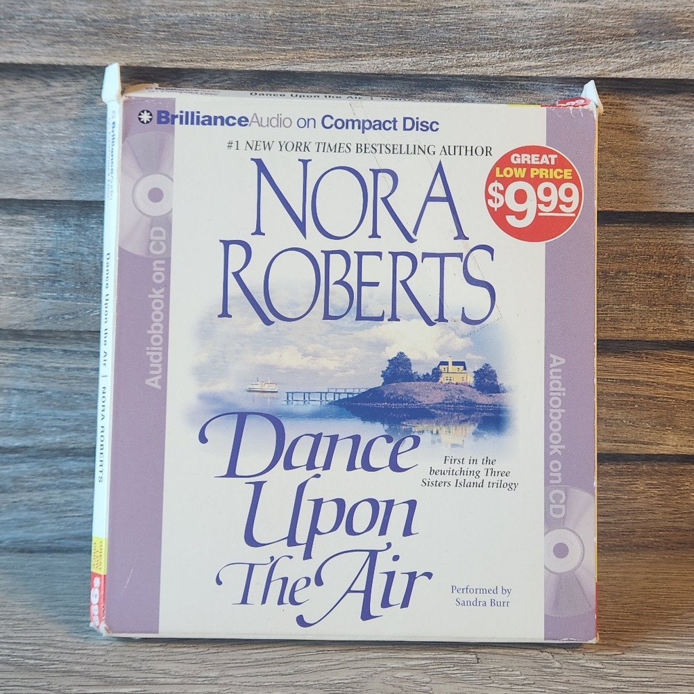🖤 Nora Roberts Dance Upon The Air Audiobook Compact Discs CDs